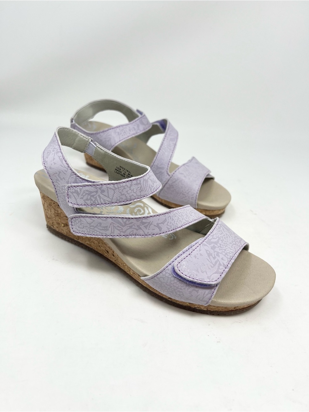 PROPET Millie Espadrille Wedge Comfort Sandals Leather Straps Women's Size 7.5M